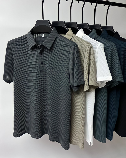 High-Quality Textured Slim Fit Polo
