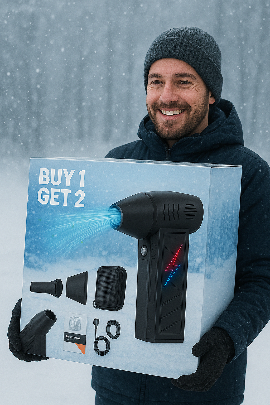 ™ Winter Pro — The Turbo Blower with LED That Removes Snow in Seconds