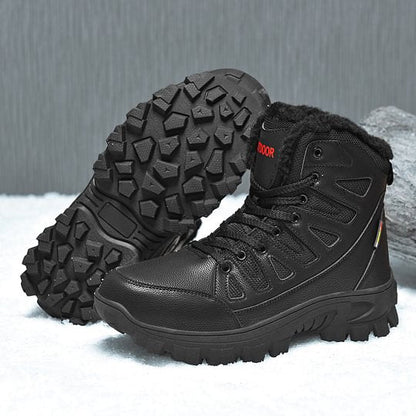 Men Combat Boots Waterproof Non-Slip Hiking Boots Anti-Puncture Anti-Sprain Work Boots